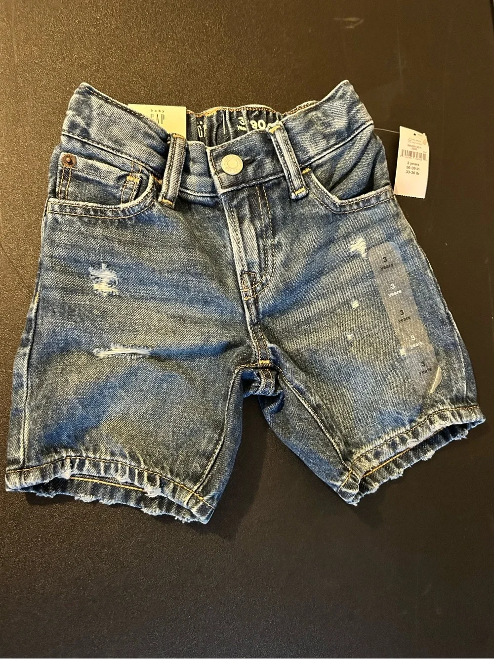 NWT - GAP Baby 3 Years '90s Loose Denim Medium Wash Jeans $40